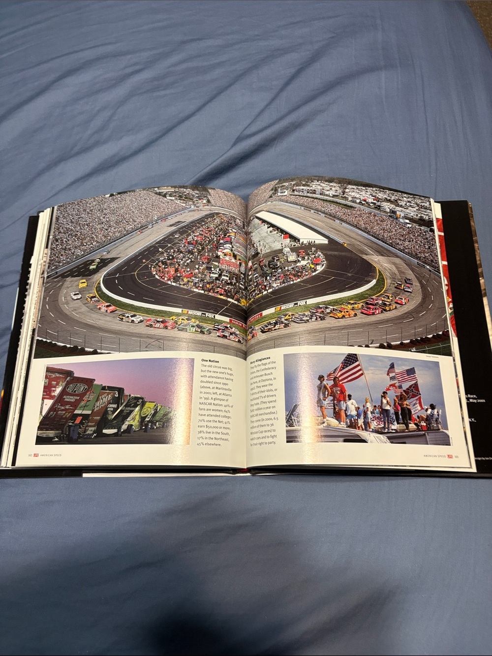American Speed Hardcover Notebook - Blue, Red, Black - Picture 8 of 11
